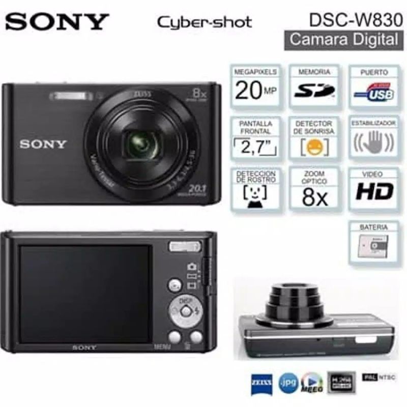 Kamera Sony DSC-W810 Cyber shoot Hitam ( Gratis Ongkir )