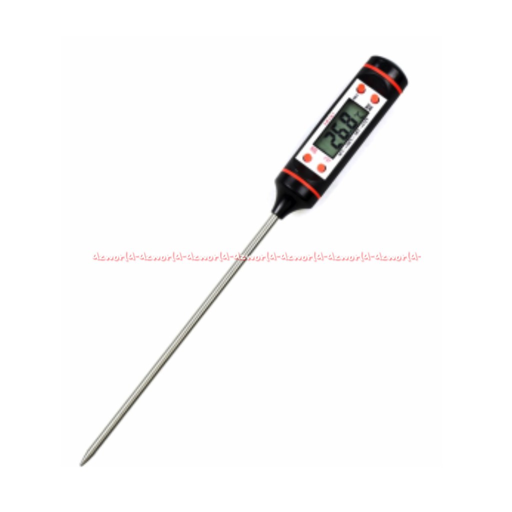 Celcio &amp; Co Alat Termometer Panggangan BBQ Alat Pengukur 22cm Alat Ukur Suhu Untuk Daging Pangang Barbeque Makanan Celcio Co Chelcio Thermometer Panjang