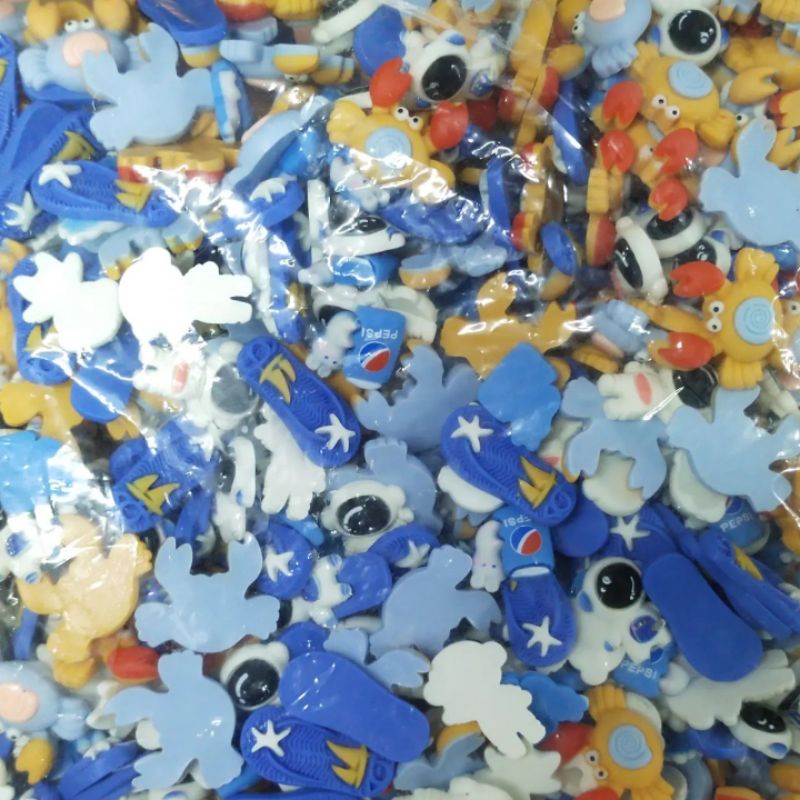 500pcs Clay Flat Back Ressin