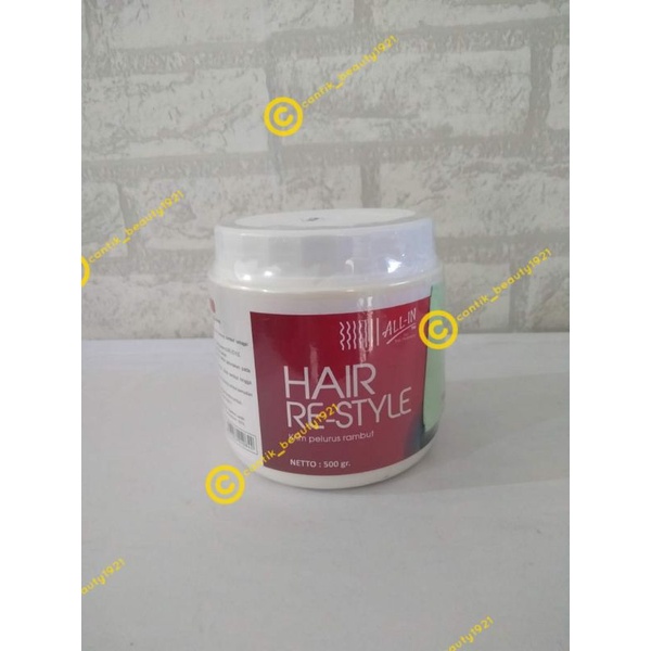 BONDING ALL-IN RE STYLE (PELURUS RAMBUT UNTUK RAMBUT NORMAL)