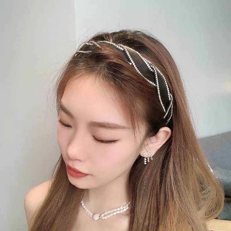 Bando-123/Bendo FASHION/Premium Bandana Simpul Twist Elastis Ala Korea Untuk Wanita Bando