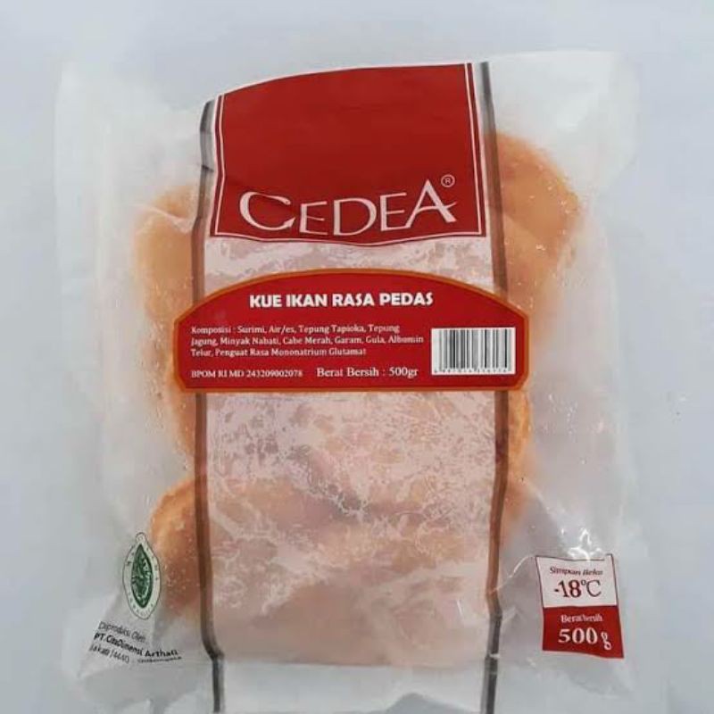 

Cedea kue ikan rasa pedas 500g