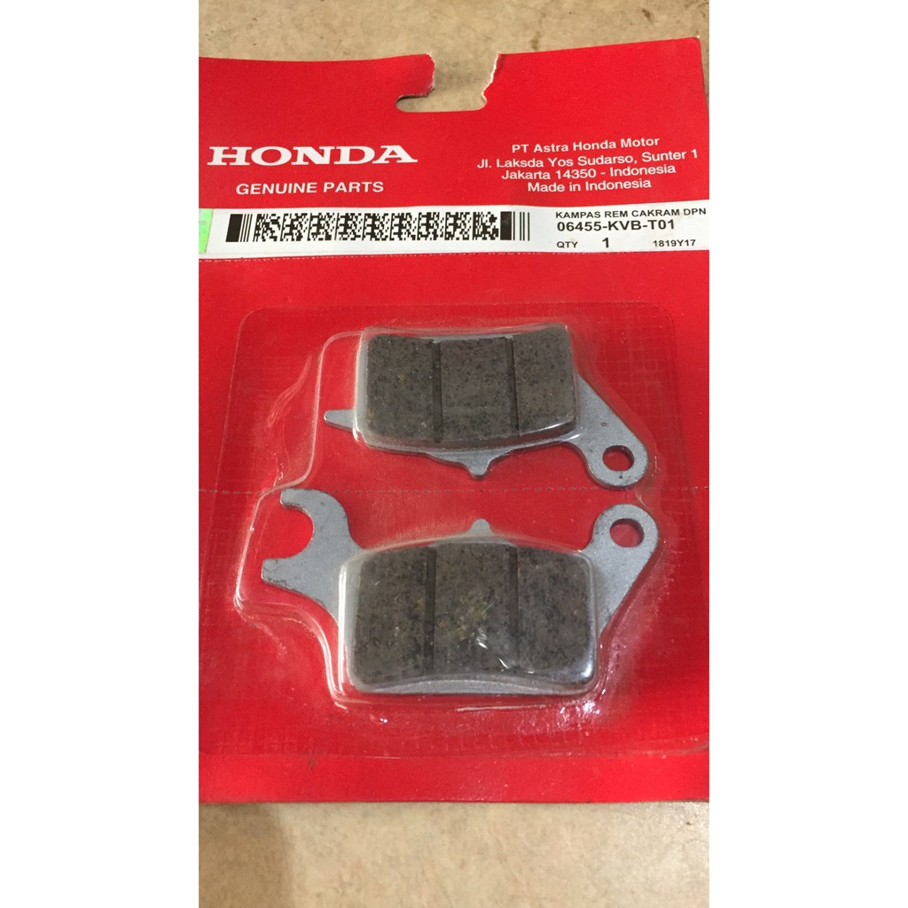 DISPAD DISK REM DEPAN HONDA BEAT / VARIO / SCOOPY / SPACY ORIGINAL HGP