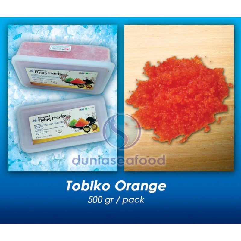 

Tobiko Orange 500 gram/pack