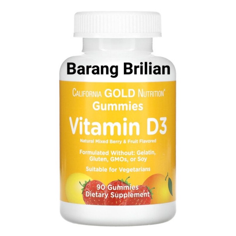 California Gold Nutrition CGN Vitamin D3 Gummies for kids