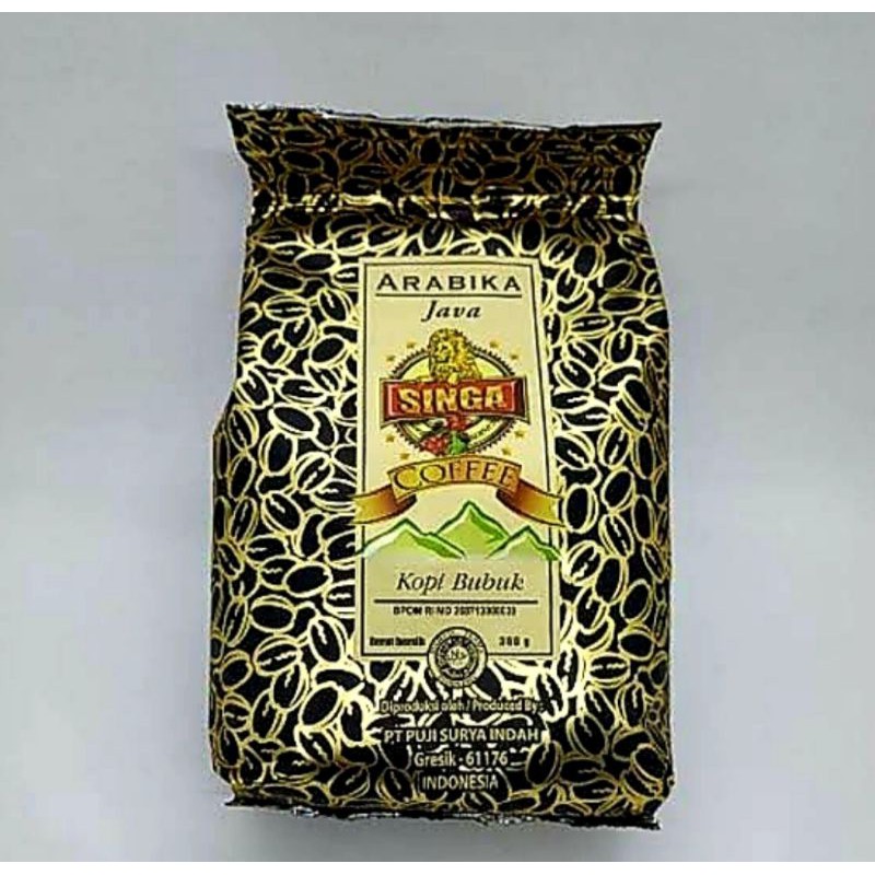 

Kopi Bubuk Singa Arabika Java 360 gram