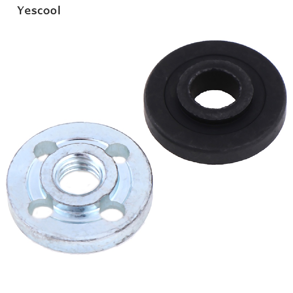 Yescool 2PCS / Set Flange Inner Outer Pengganti Untuk Angle Grinder