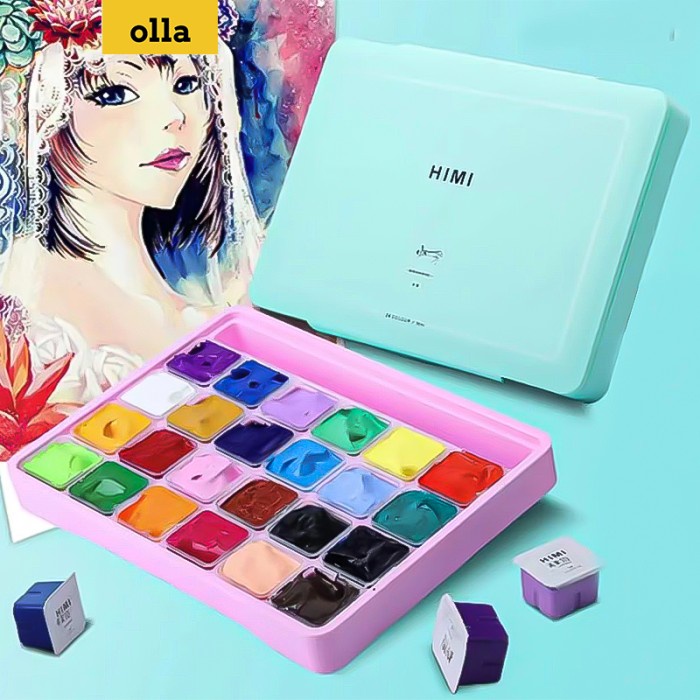 

Produk Terbaru Olla Himi Gouache 18 Warna Colors 30Ml/24 Colors /100% Original/Gouac