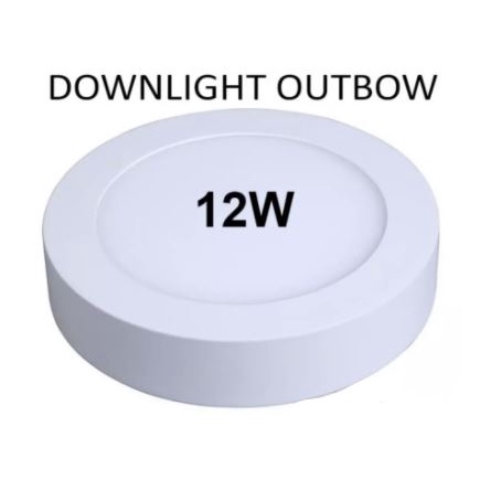 Lampu Led Panel 12 watt Outbow Downlight Outbow 12w LED Panel Bulat