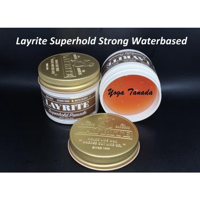 Pomade Layrite Superhold Super Hold Heavy Waterbased (Free Sisir Saku) Terlaris