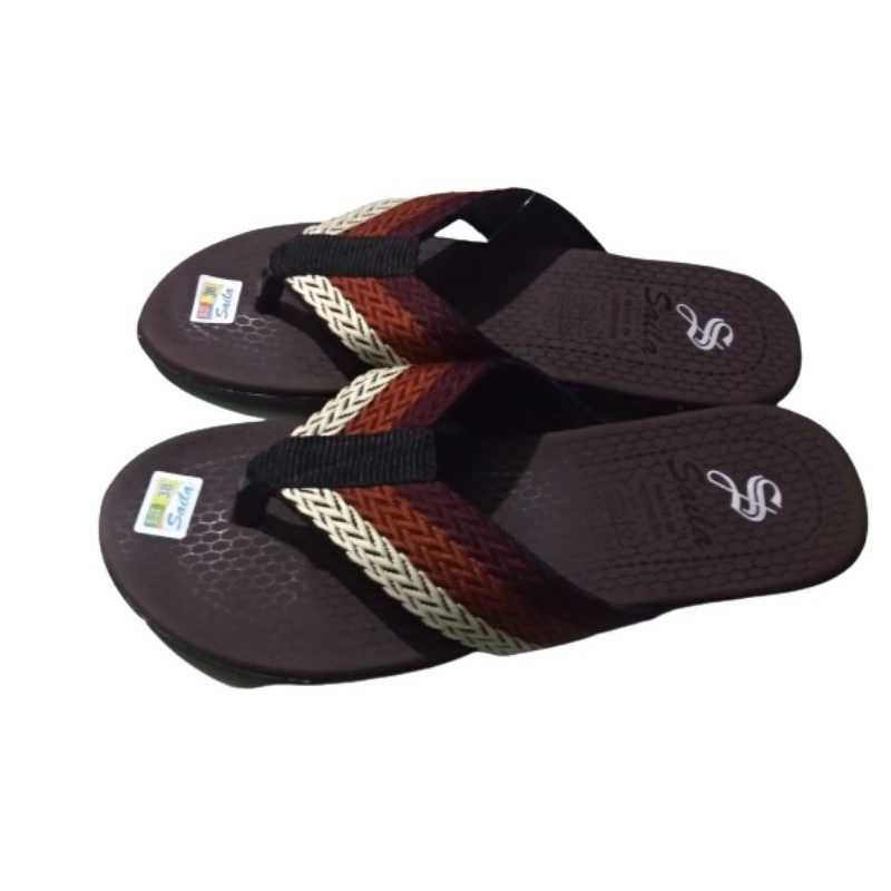 sandal  jepit turki kekinian Saila ukuran 37-40/sandal jepit turki terbaru