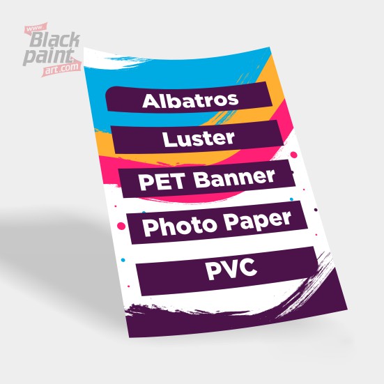 

HiRes Poster / Albatros / PVC / PET Banner / Luster / Photo Paper (Eco Solvent)