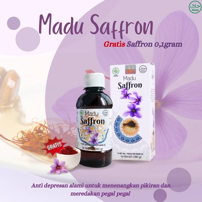 

DSM Healthy Madu Saffron 280gr + Saffron 0,1 gr