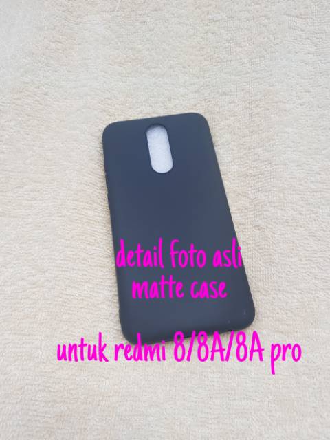 Soft case jelly REDMI 9/9A/9C/8/8A pro silicon anti crack case (transparan)&amp;slim matte case hitam