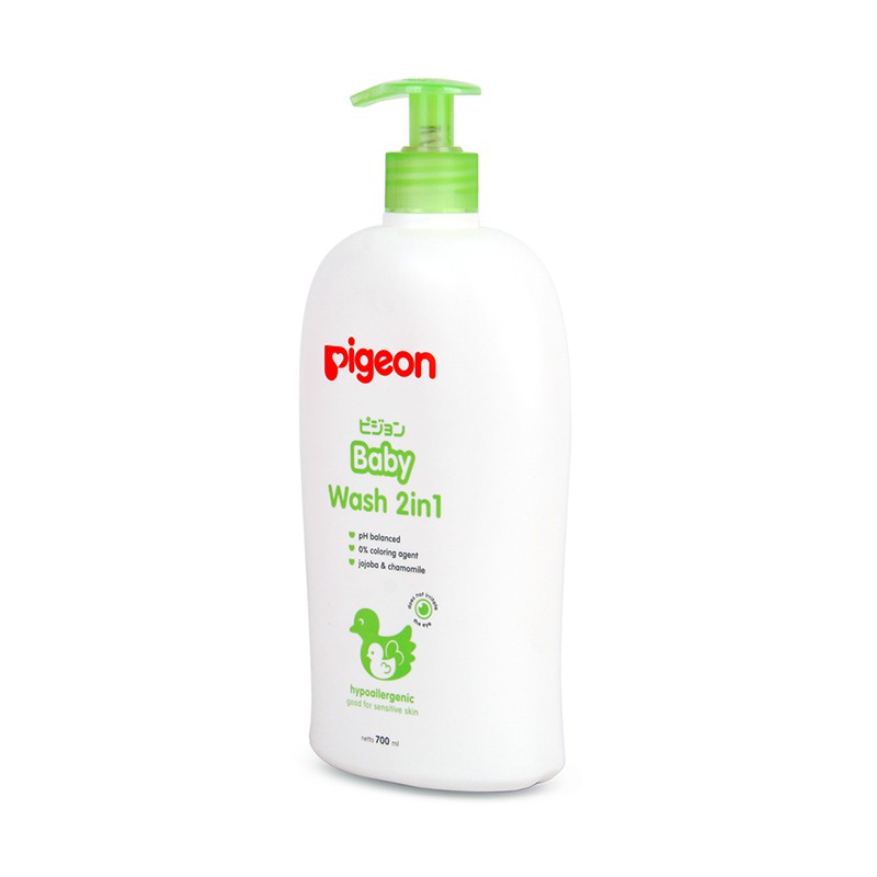 Pigeon Baby Wash 2in1 700ml Pump - Sabun Shampoo Bayi