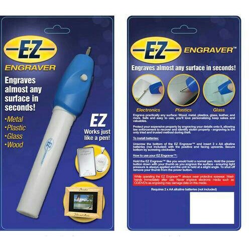 Engrave - It Pen Alat Ukir Kayu Plat Besi Plastik Kaca Gelas Seni