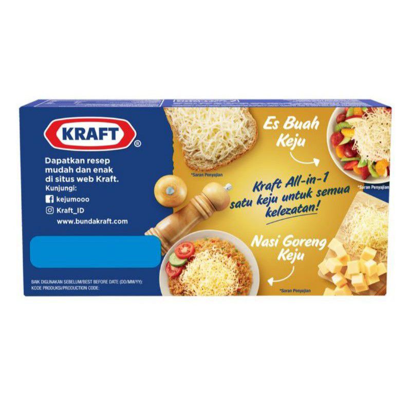 KRAFT KEJU CHEDDAR ALL IN 1 KEJU OLAHAN 165gr