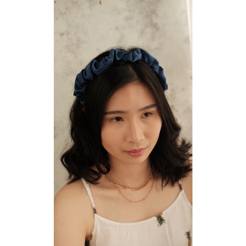 Bando Scrunchie Bandana Rambut Headband Kain Ikat Aksesoris Rambut 067