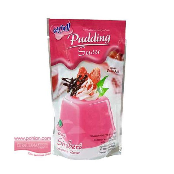 

31.87-Kue- Nutrijell Pudding Susu Strawberry/ Puding Susu Stroberi 145Gr -Terlengkap-Termurah-