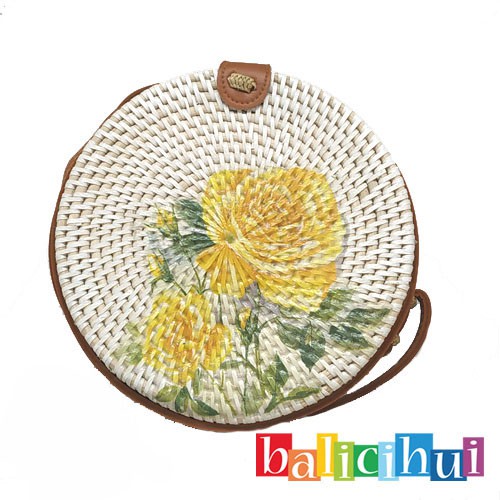 

BALICIHUI TAS ROTAN BALI LUKIS BUNGA KUNING