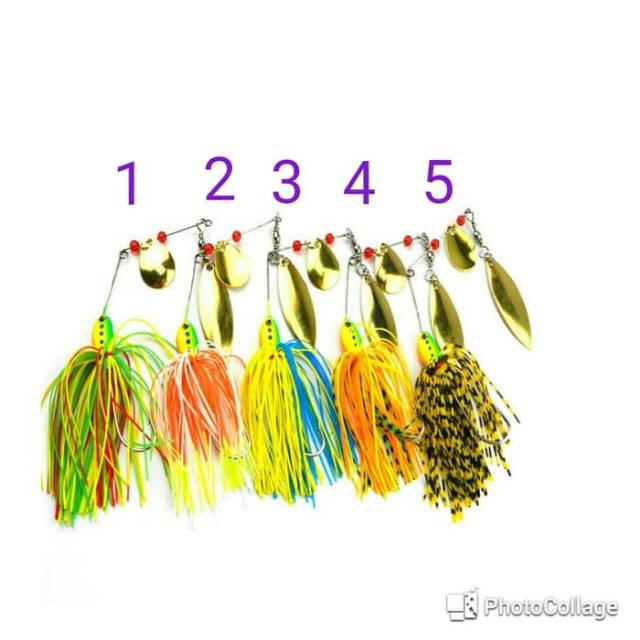 Umpan pancing spinner bait ,, umpan gabus toman