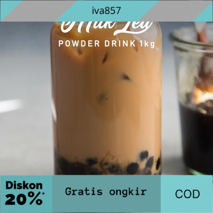 

PROMO Bubuk Minuman Milk Tea Bubble Powder Drink ORIGINAL Javaland 1kg GRATIS ONGKIR