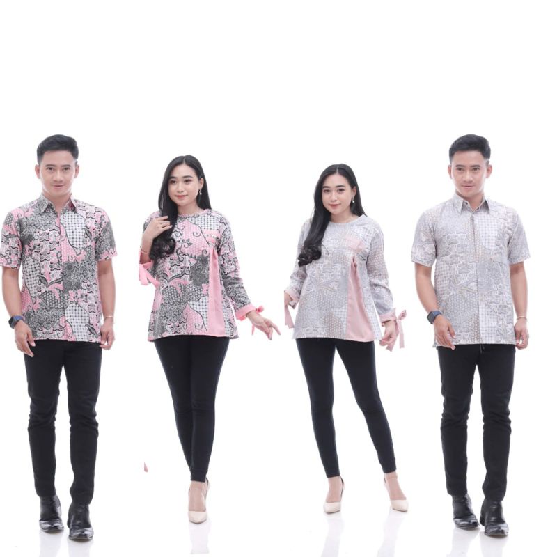 Maura Couple - Sania Ruffle Batik Couple Ori Ndoro Jowi  Garansi Termurah Shopee