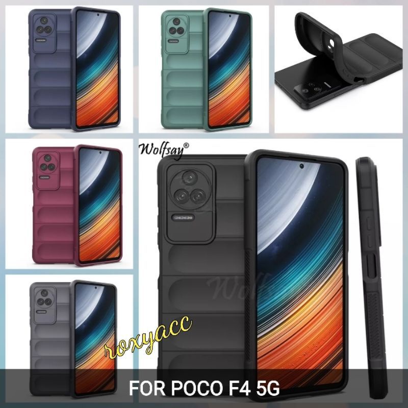 case armor poco F4 5G softcase anti banting shock silicon cover casing
