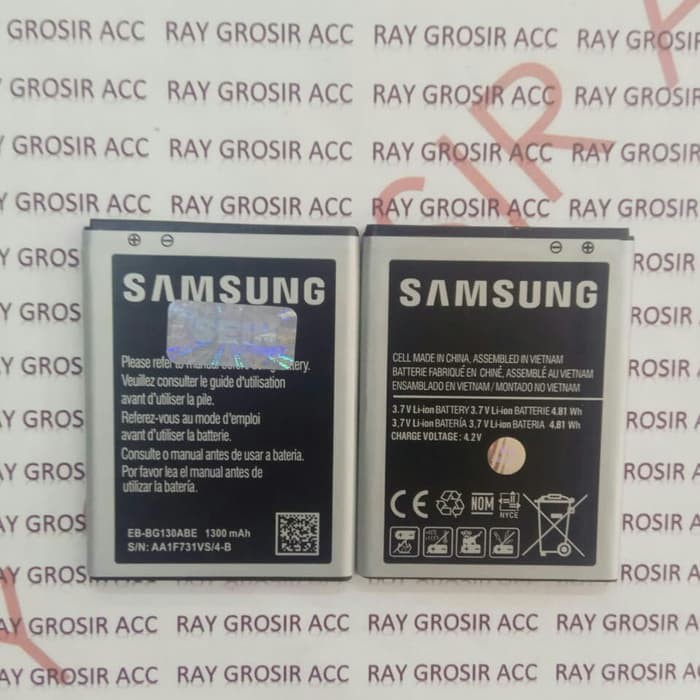 Baterai Original SAMSUNG G130 YOUNG 2 S5360 S5300 EB-BG130ABE