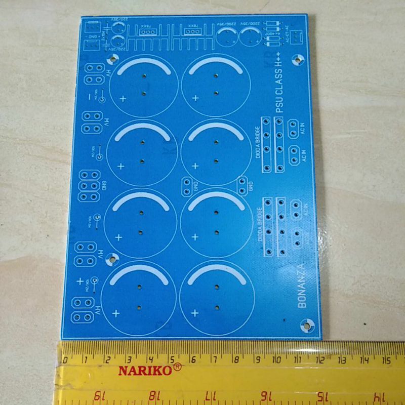 Pcb Psu class H isi 8 elko