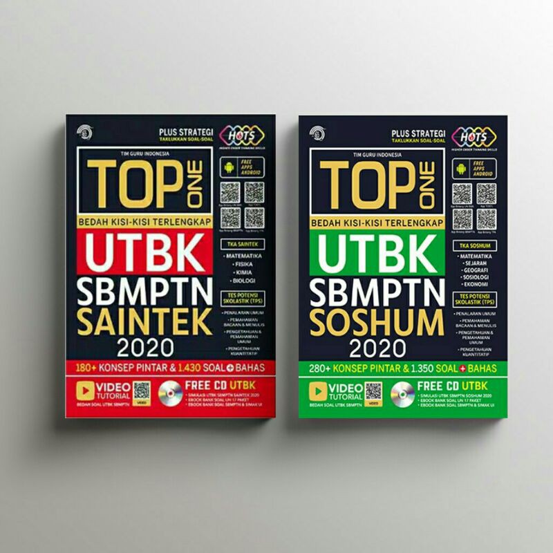 Top one utbk sbmptn saintek 2020 / soshum 2020