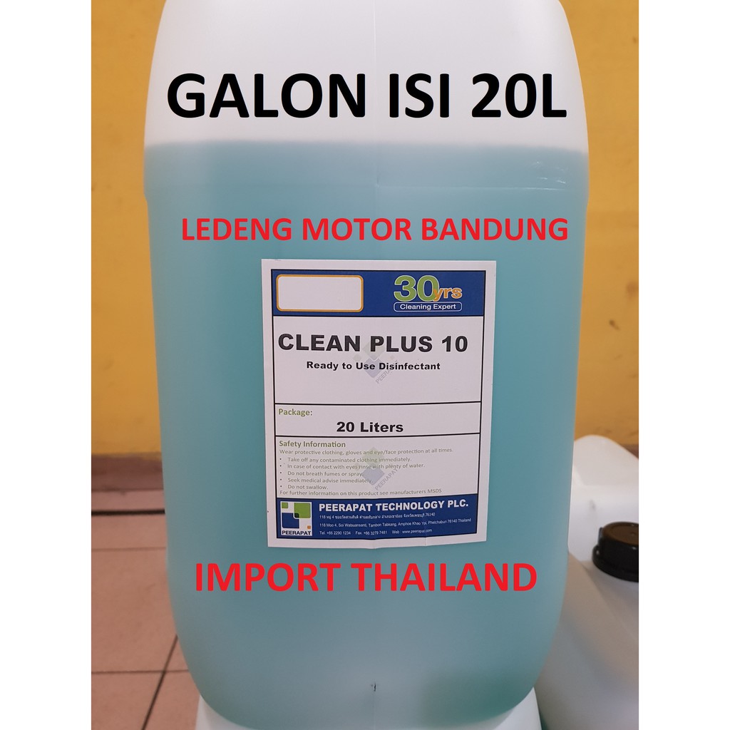 Cairan Disinfectant Galon 20L Disinfektan Anti Corona Virus Covid-19