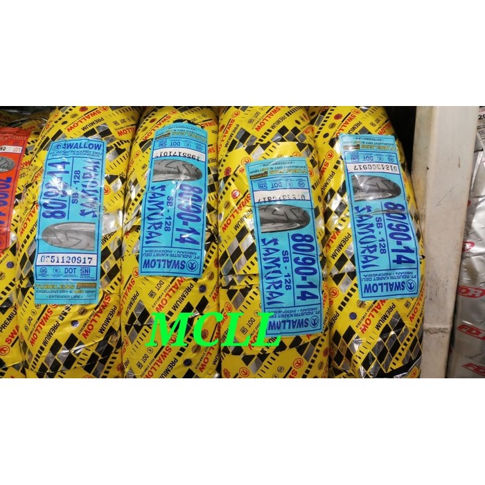 BAN LUAR SWALLOW 80/90-14 (TUBELESS)