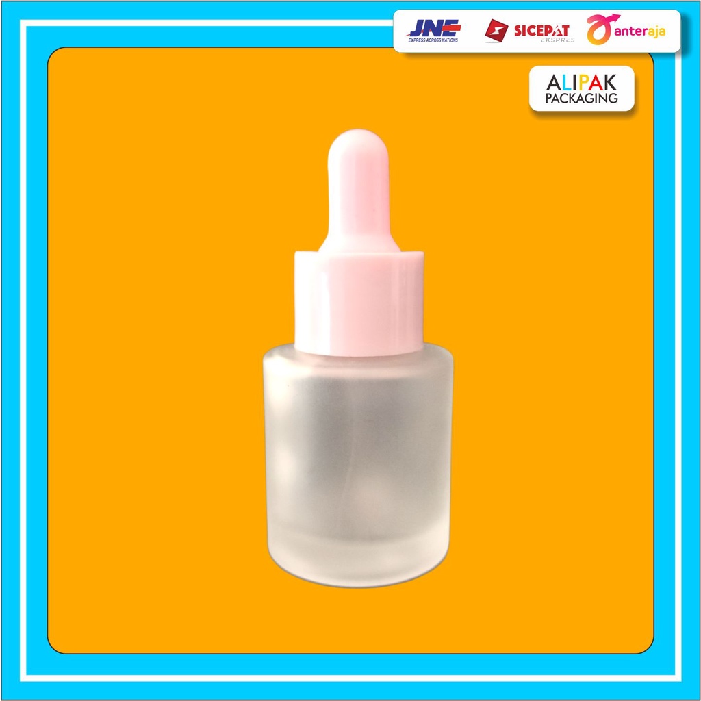 Jual Botol Pipet Serum Ml Dof Doff Kaca Tebal Pundak Rata Tutup Pink Shopee Indonesia