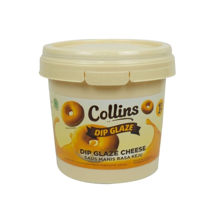 Collins Dip Glaze 1 KG SEMUA RASA LENGKAP 1kg JAR