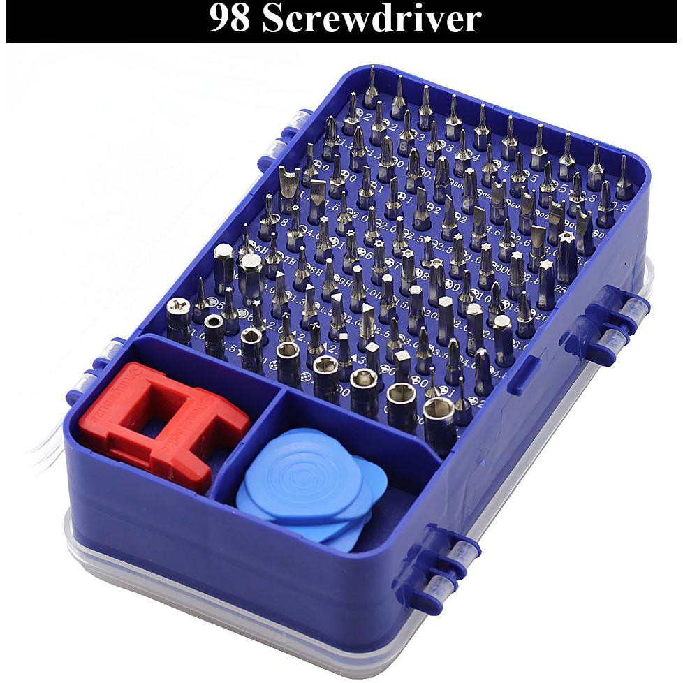 Grab Medan 115 in 1 Screwdriver Set Reparasi Smartphone Laptop Mini Precision Insulated Yalku 1