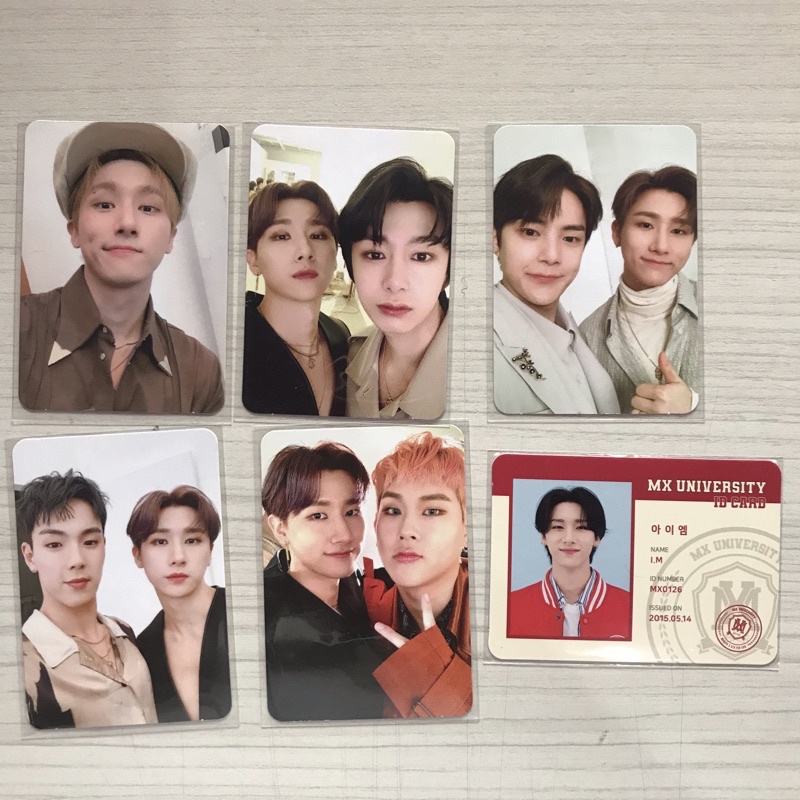 Photocard Monsta X Changkyun Shownu Minhyuk Hyungwon Jooheon Changkyun