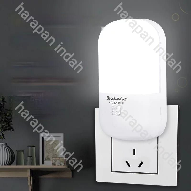 LAMPU TIDUR LAMPU MALAM / LED NIGHT LIGHT / LAMPU MINI HEMAT ENERGI 2WARNA PUTIH DAN KUNING