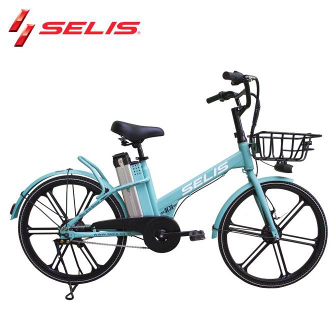 Sepeda Listrik Selis Tipe Ioi ( Innovation Of Indonesia ) - Biru Muda