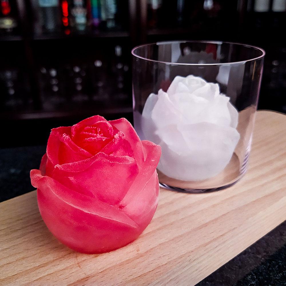 R-flower 3D Rose Cetakan Silikon Multi Purpose DIY Handmade Ice Cube Tray