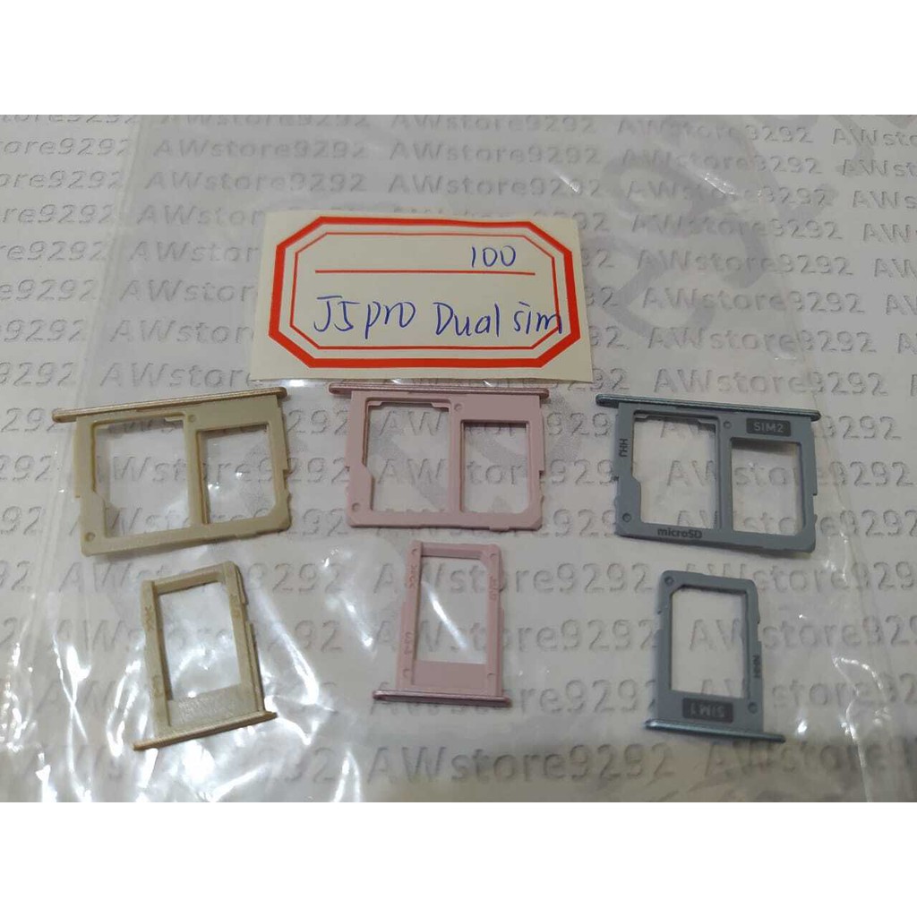 Slot Tempat Dudukan Kartu Simcard Sim card Lock Simtray Sim Tray Samsung J5 Pro J7 Pro Dual Sim