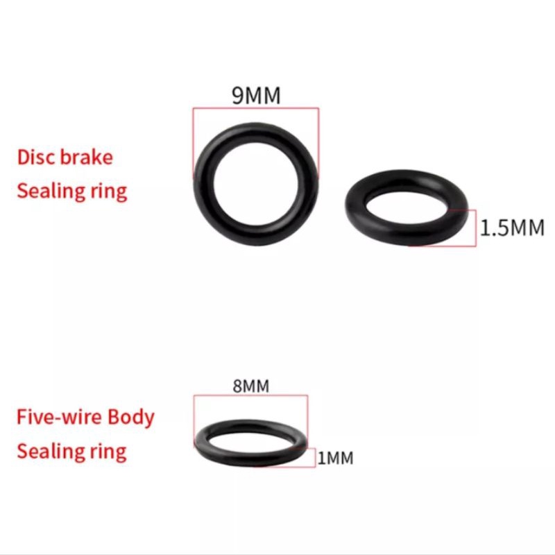 Seal  Caliper Seal Banjo For Shimano O ring Seal Kaliper Seal Banjo disc brake Sepeda