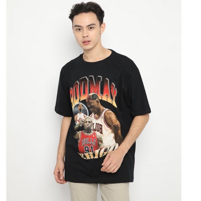 HYI Erigo T-Shirt Oversize Rodman Black✯ (Asli ready)