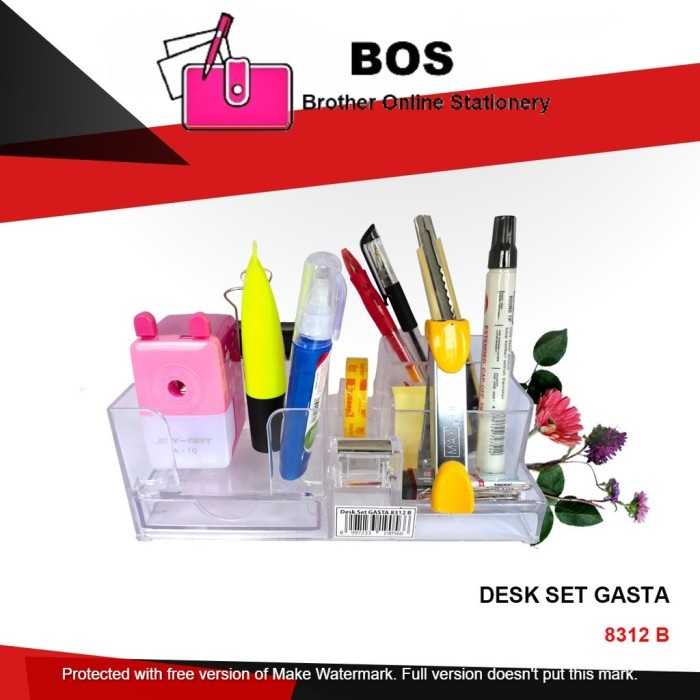 

Jualan Bos Desk Organizer/ Pen Stand/ Memo Block/ Tempat Pen/ Selotip/ Kotak Bergaransi