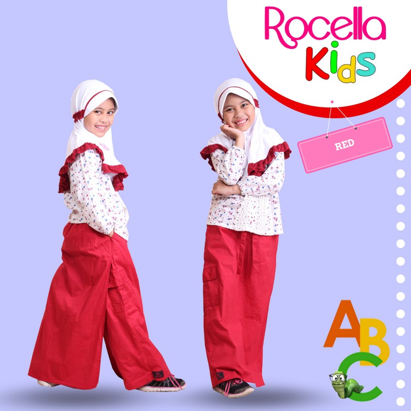 (BISA COD) Rok Celana Kids Rocella Kids Maryam Rok Celana Anak Rok Celana Kids Rok Celana Maryam Rocella Kids