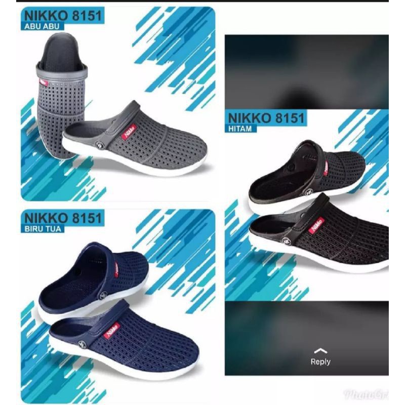 sandal slop pria sandal karet pria sandal anti air sandal niko sandal bustong
