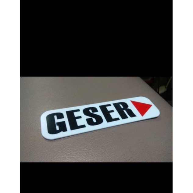 

Sticker Geser 2 sisi