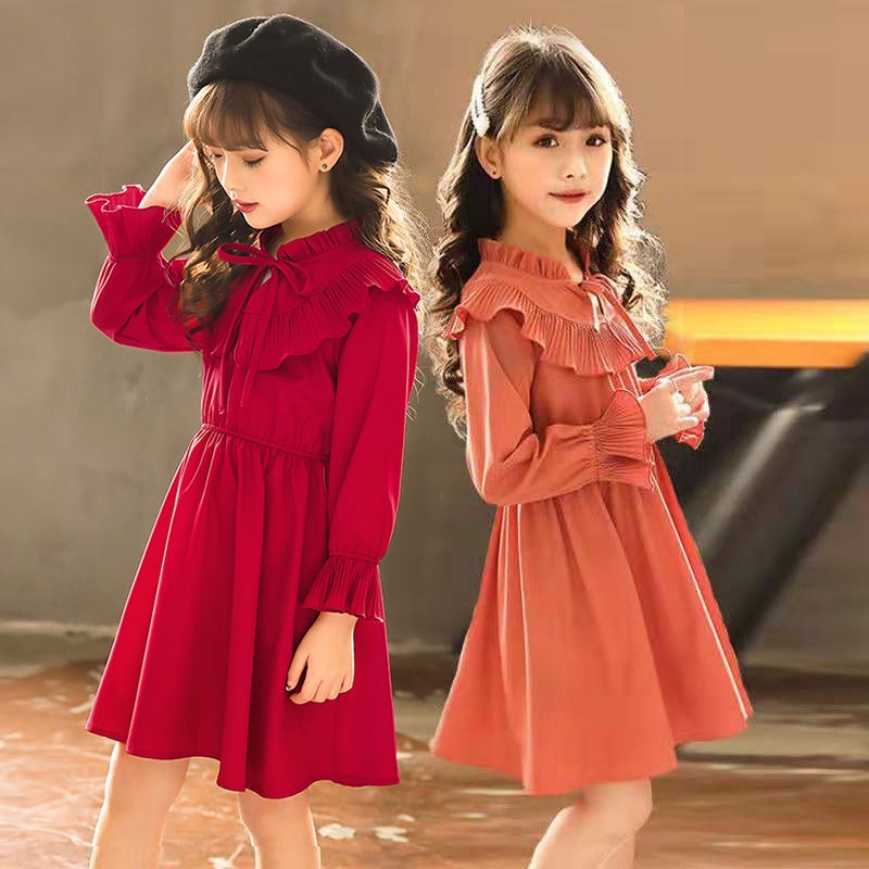 6-10 Tahun | Hei-Ran Dress Korean Style Drees Kualitas Import Dres Style Pesta Anak Gaun Pesta Anak Baju Anak Perempuan