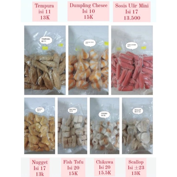 

ANEKA FROZEN FOOD MURAH MERIAH