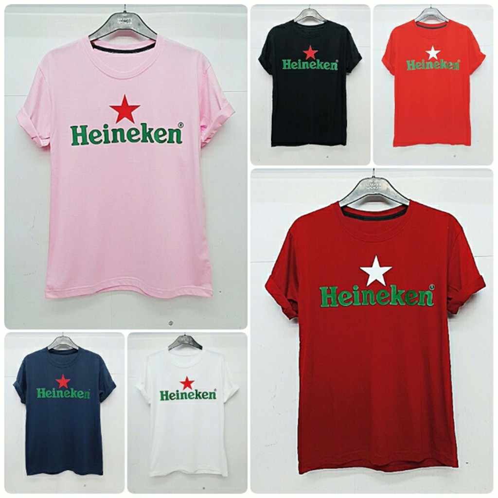 Kaos Heineken XXL XL M Kaos Pria Murah